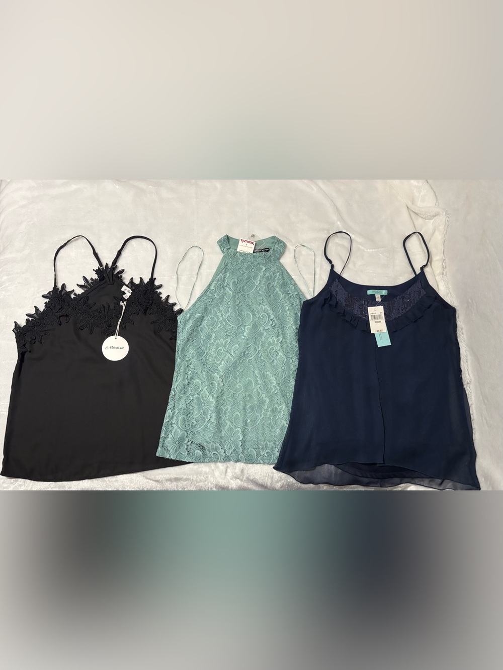 Camisoles | Bundle of 3 NWT | Dressy styles, Size Med.